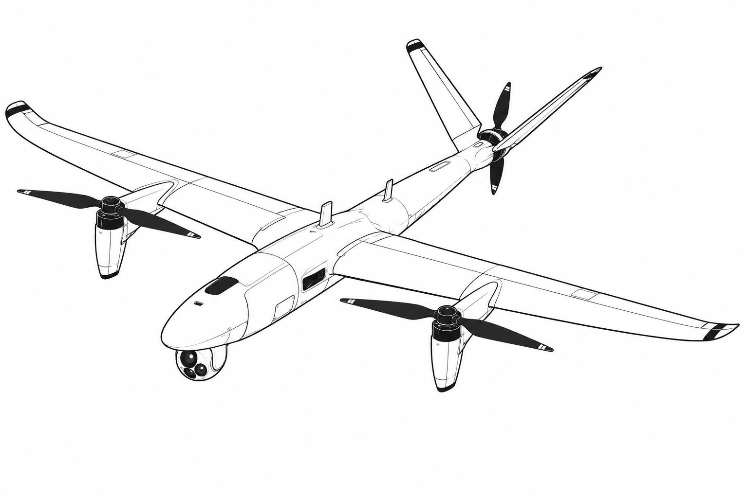 Quantum Systems Vector military drone profile image